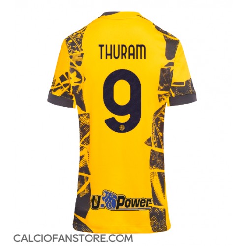 Maglia Calcio Inter Milan Marcus Thuram #9 Terza Divisa Donna 2024-25 Manica Corta